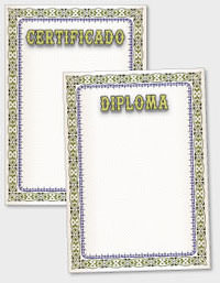 platilla de certificado o diploma TAT024