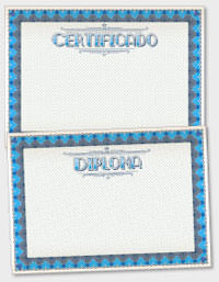 template de certificado ou diploma TAT031