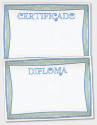 platilla de certificado o diploma TAT033
