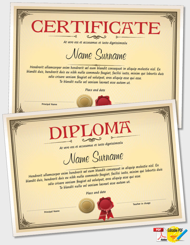 Certificate Template iPDF088