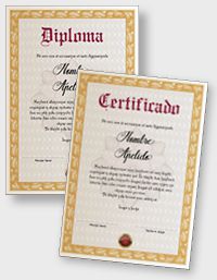 Certificado o Diploma Interactivo iPDFES127