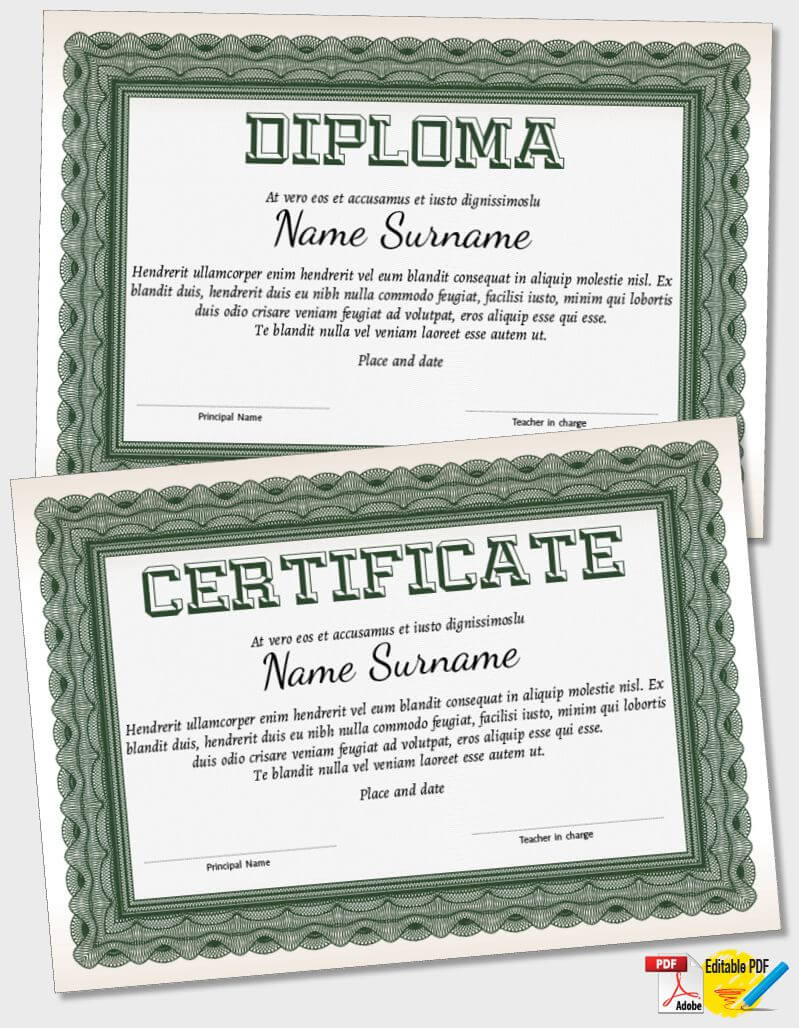 Certificate Template iPDF135