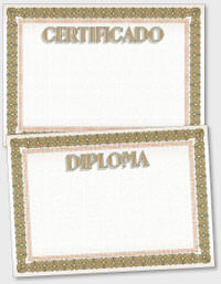 template de certificado ou diploma TAT011