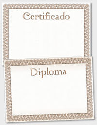 template de certificado ou diploma TAT014