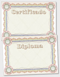 template de certificado ou diploma TAT016