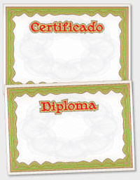 template de certificado ou diploma TAT050