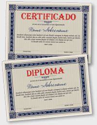 Certificado ou diploma interativo iPDFPT056