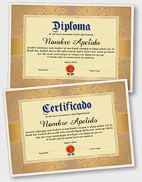 Certificado o Diploma Interactivo iPDFES000