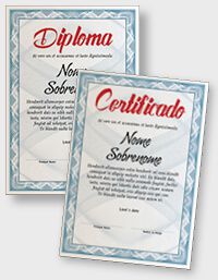 Certificado ou diploma interativo iPDFPT070