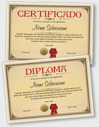 Certificado ou diploma interativo iPDFPT088