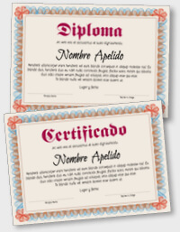 Certificado o Diploma Interactivo iPDFES092