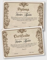 Certificado o Diploma Interactivo iPDFES093