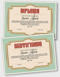 Certificado o Diploma Interactivo iPDFES132