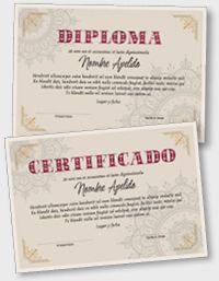 Certificado o Diploma Interactivo iPDFES138