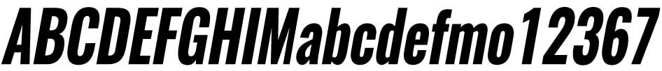 Tashunka Witko-Compact Bold Italic