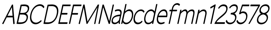 vacacocha condensed italic